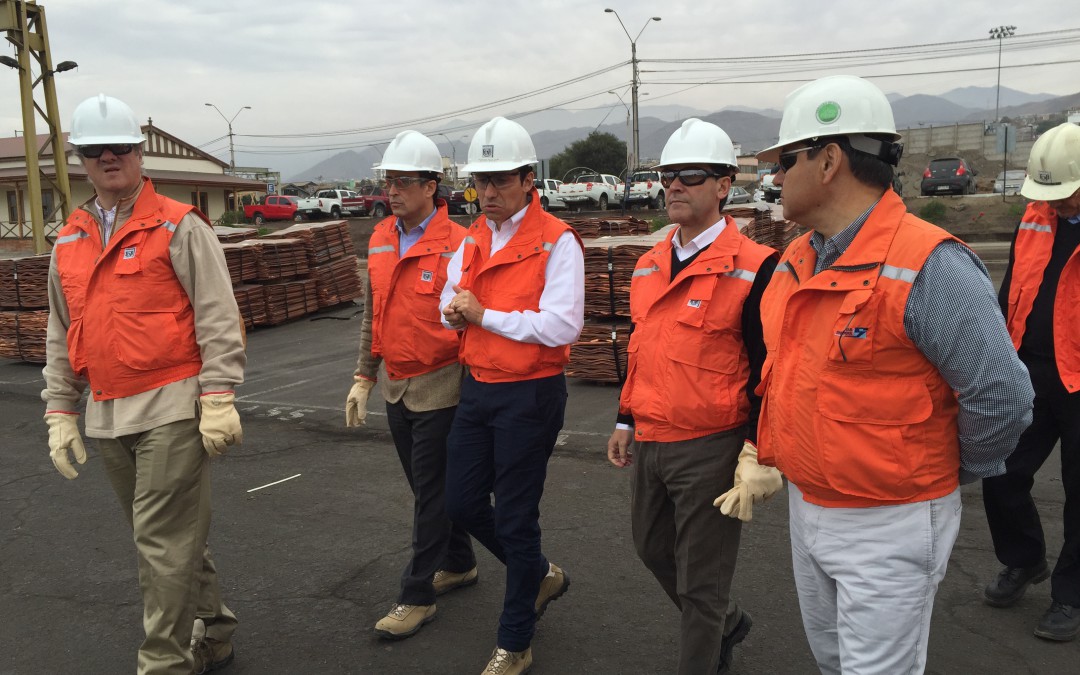 Primera Visita en Terreno de Presidente Ejecutivo Antofagasta PLC