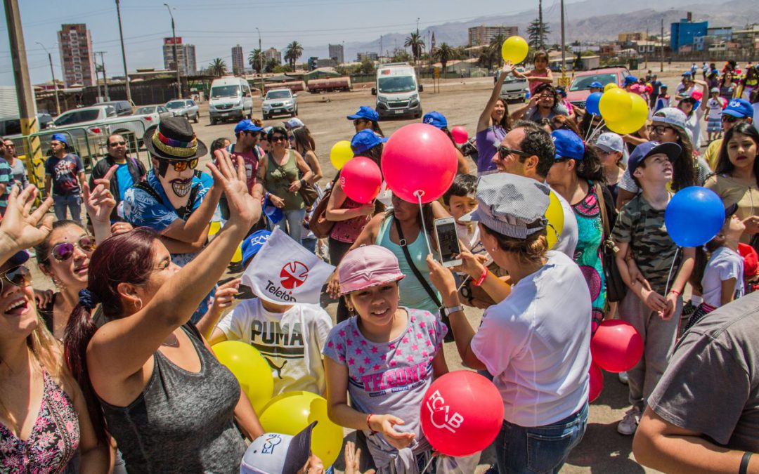Trenetón 2017: Cientos de familias de Antofagasta llegaron en tren a hacer su aporte
