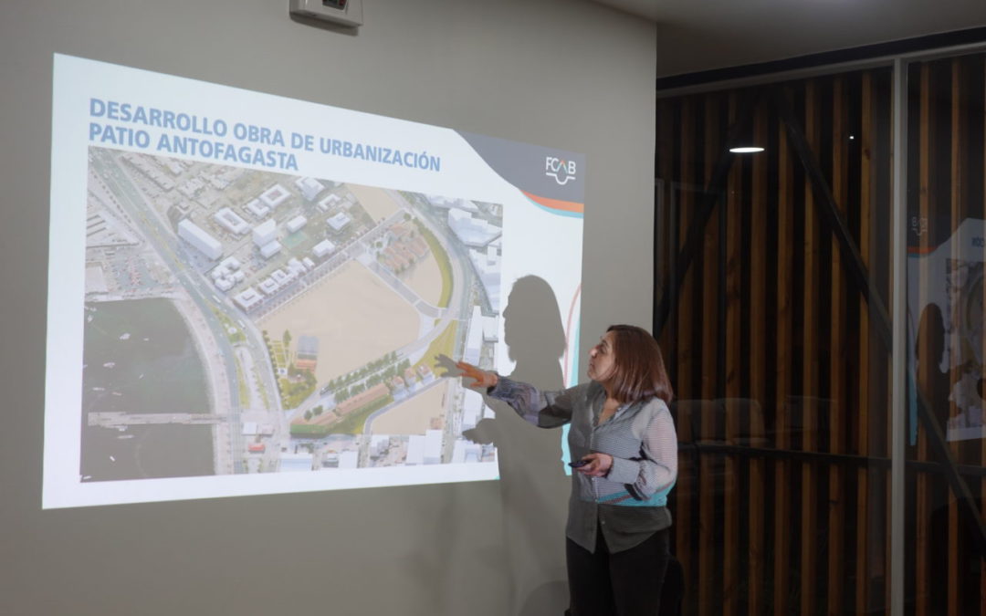 Exitosa socialización sobre proyecto de obras de urbanización de Patio Antofagasta realizó FCAB