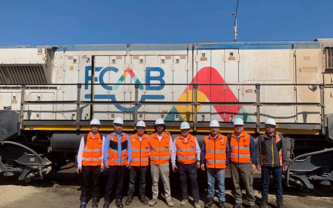Empresa que fabricará locomotora a hidrógeno realizó visita a FCAB
