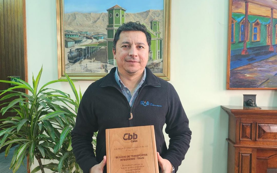 TRAIN recibió premio a la mejor empresa en gestión de SSO por parte de Cbb Cales