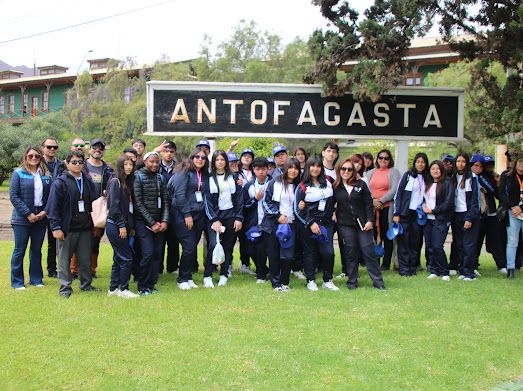 Jóvenes estudiantes de Calama visitaron las dependencias de la Ex Estación Antofagasta