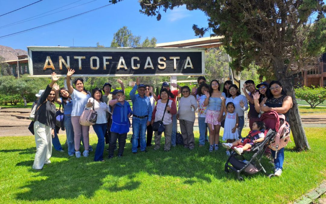 Comunidad indígena de Ollagüe realiza visita patrimonial a la Estación Antofagasta de FCAB